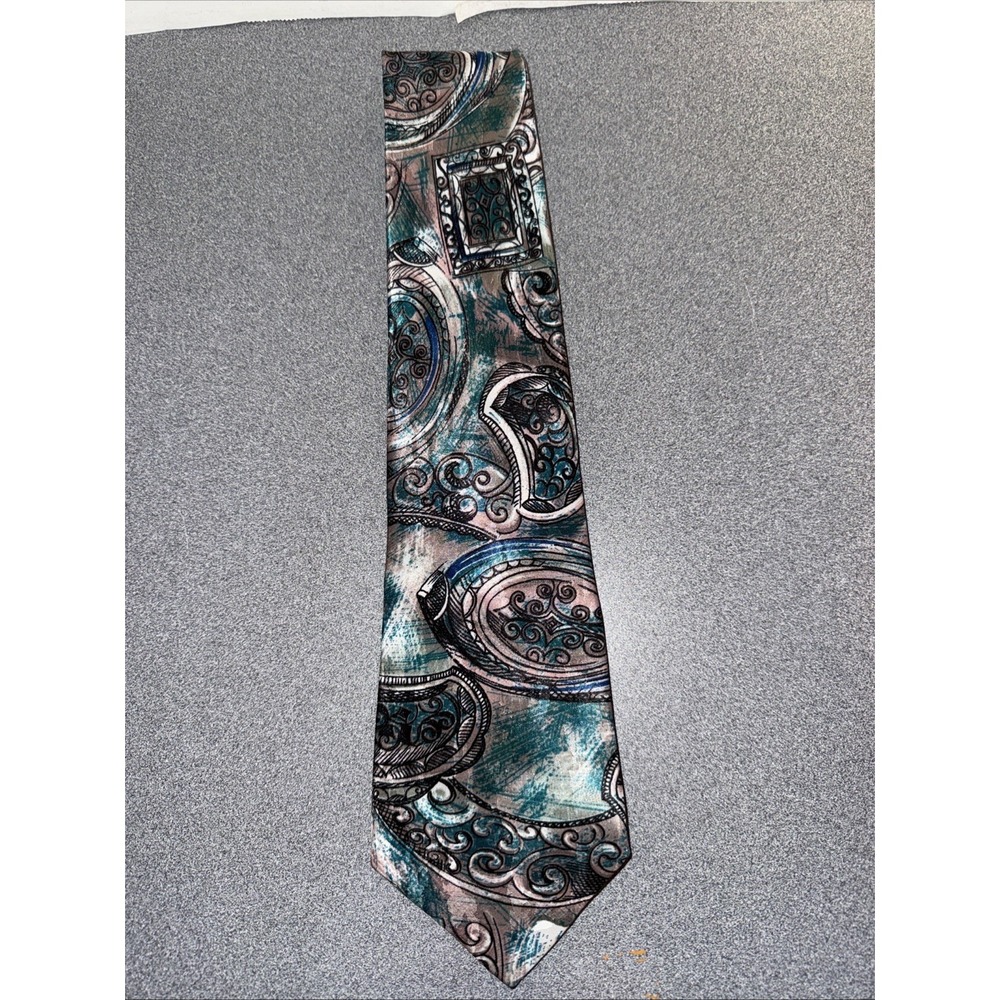 Vintage Bugle Boy  Tie Polyester Blend Made In The USA‎